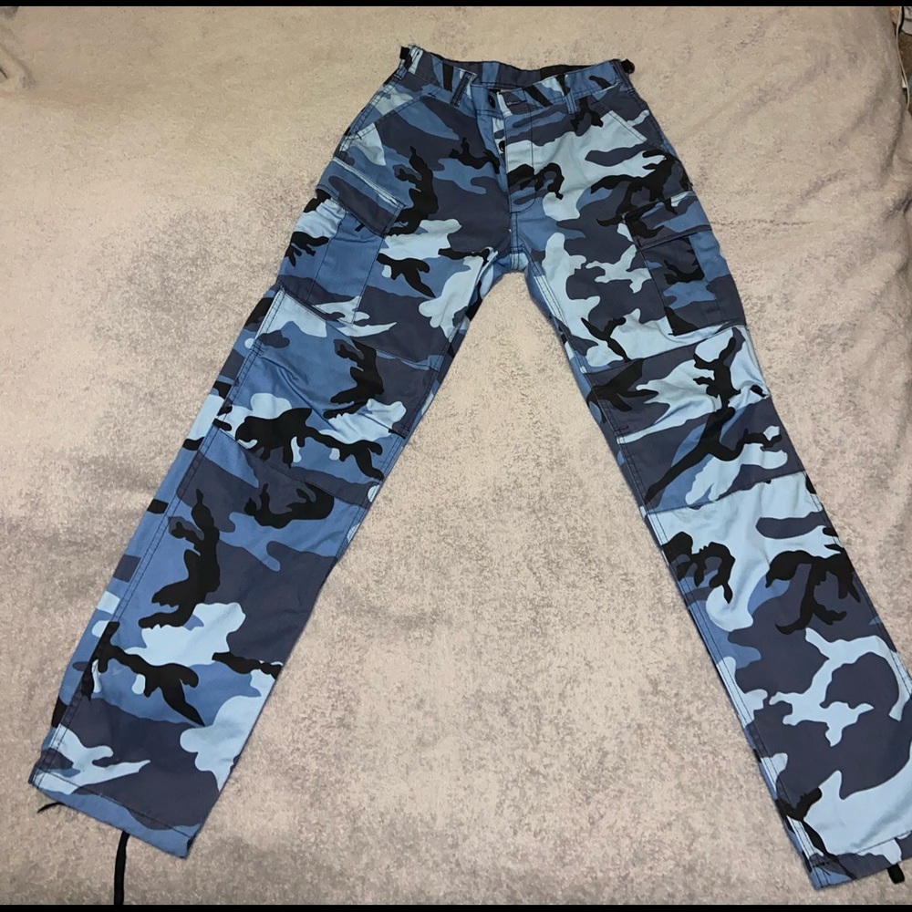 Sky Blue Rotcho Camo Pants